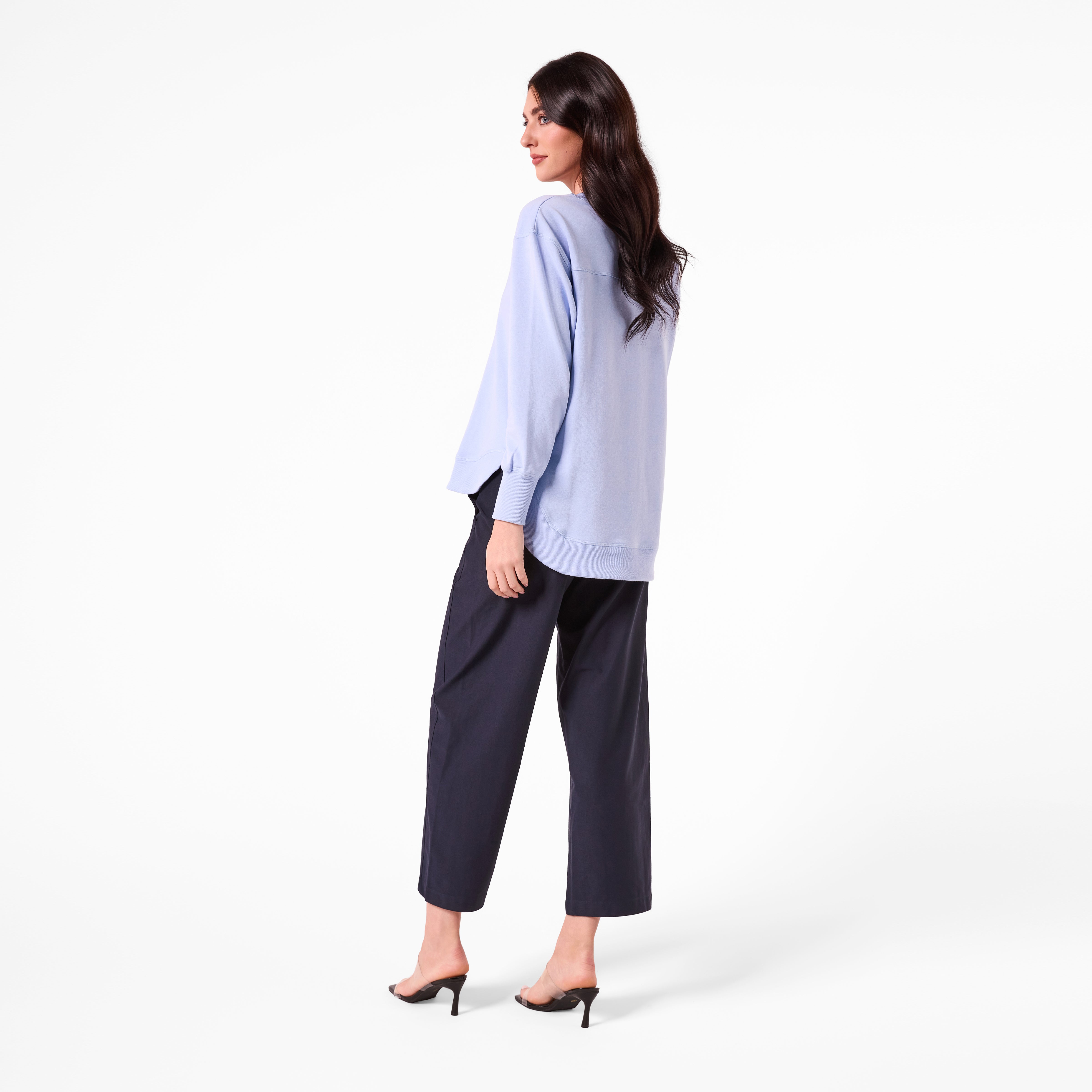 AM25193 PLAIN SWEATSHIRT ( BABY BLUE)