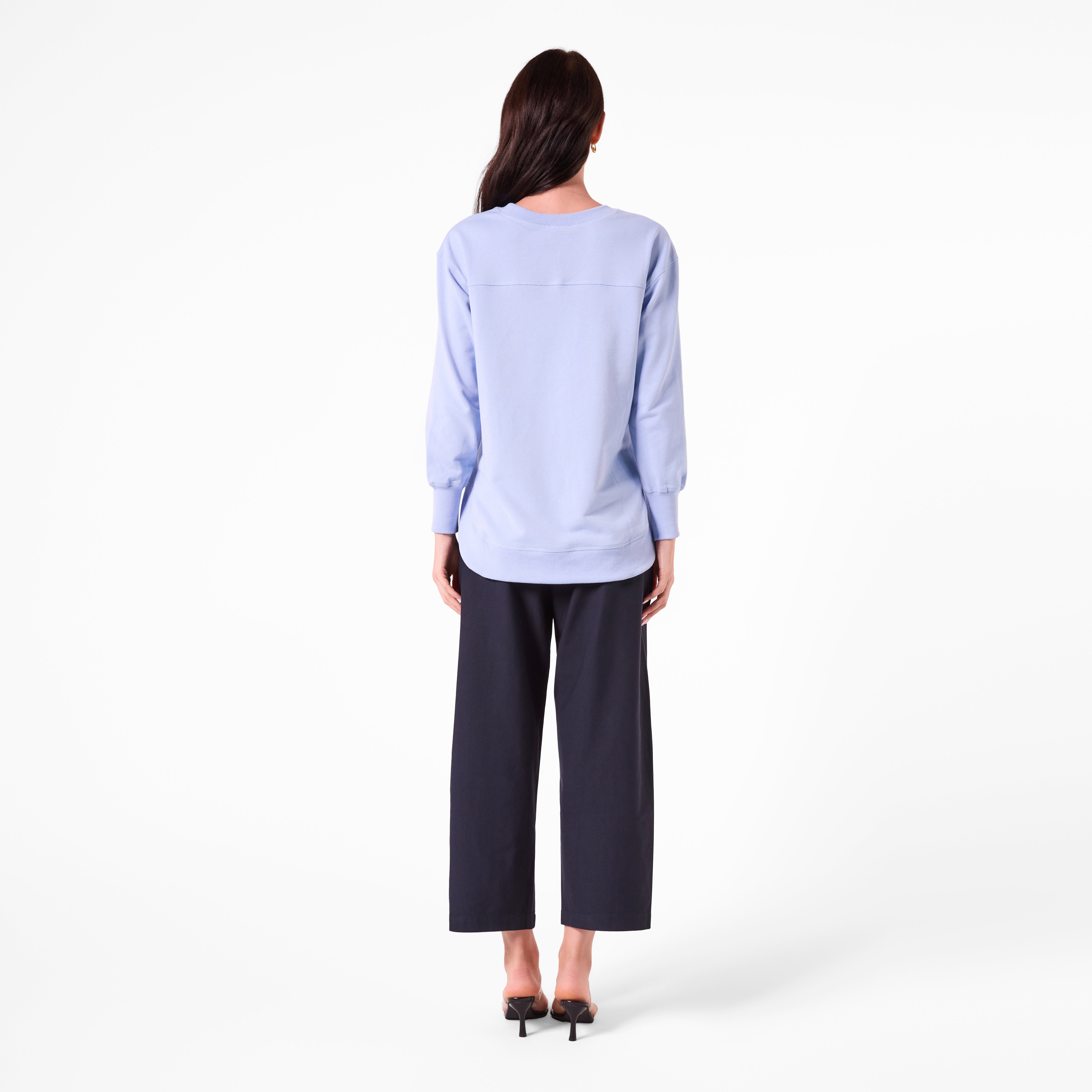 AM25193 PLAIN SWEATSHIRT ( BABY BLUE)