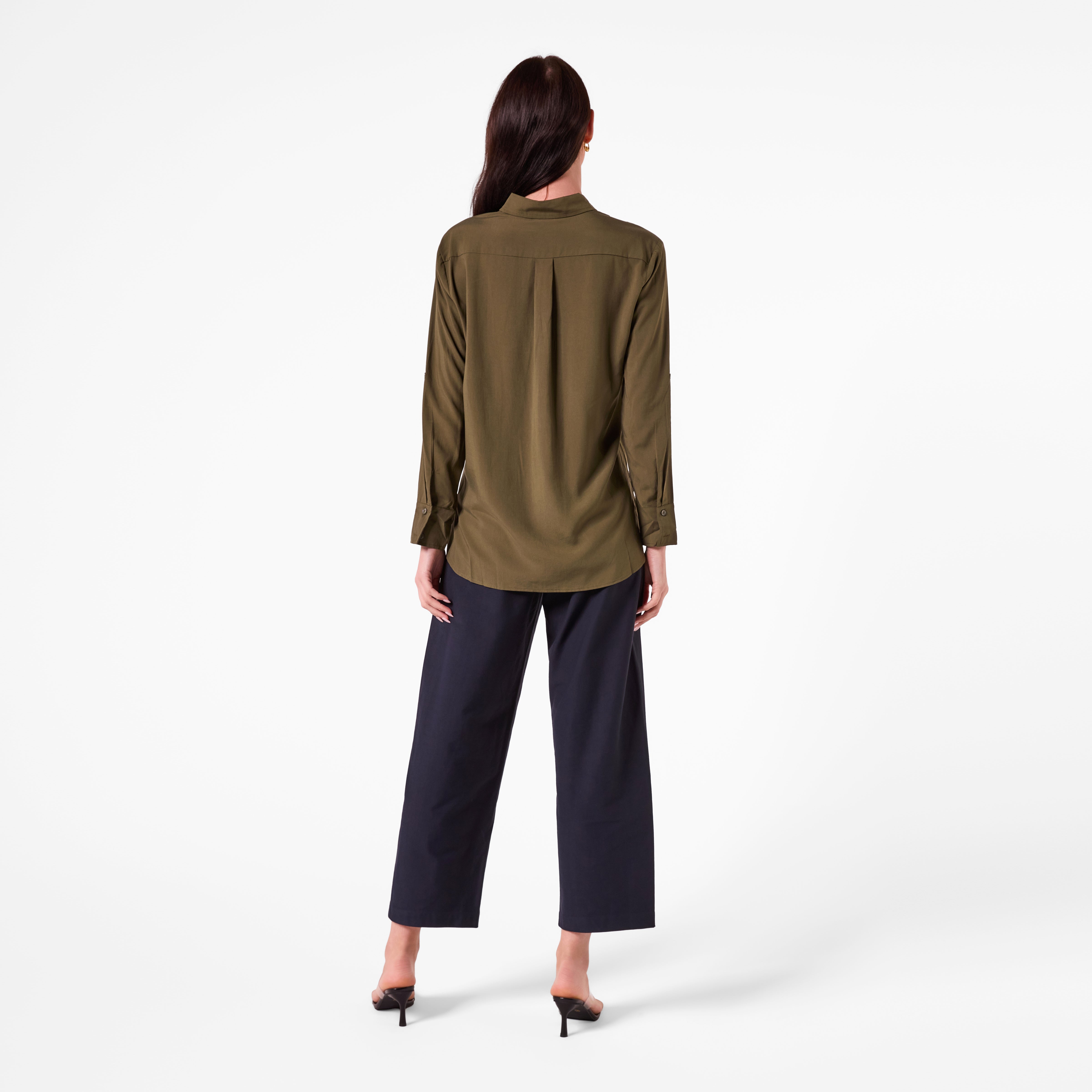 AM26027 PATCH POCKET SHIRT (KHAKI)