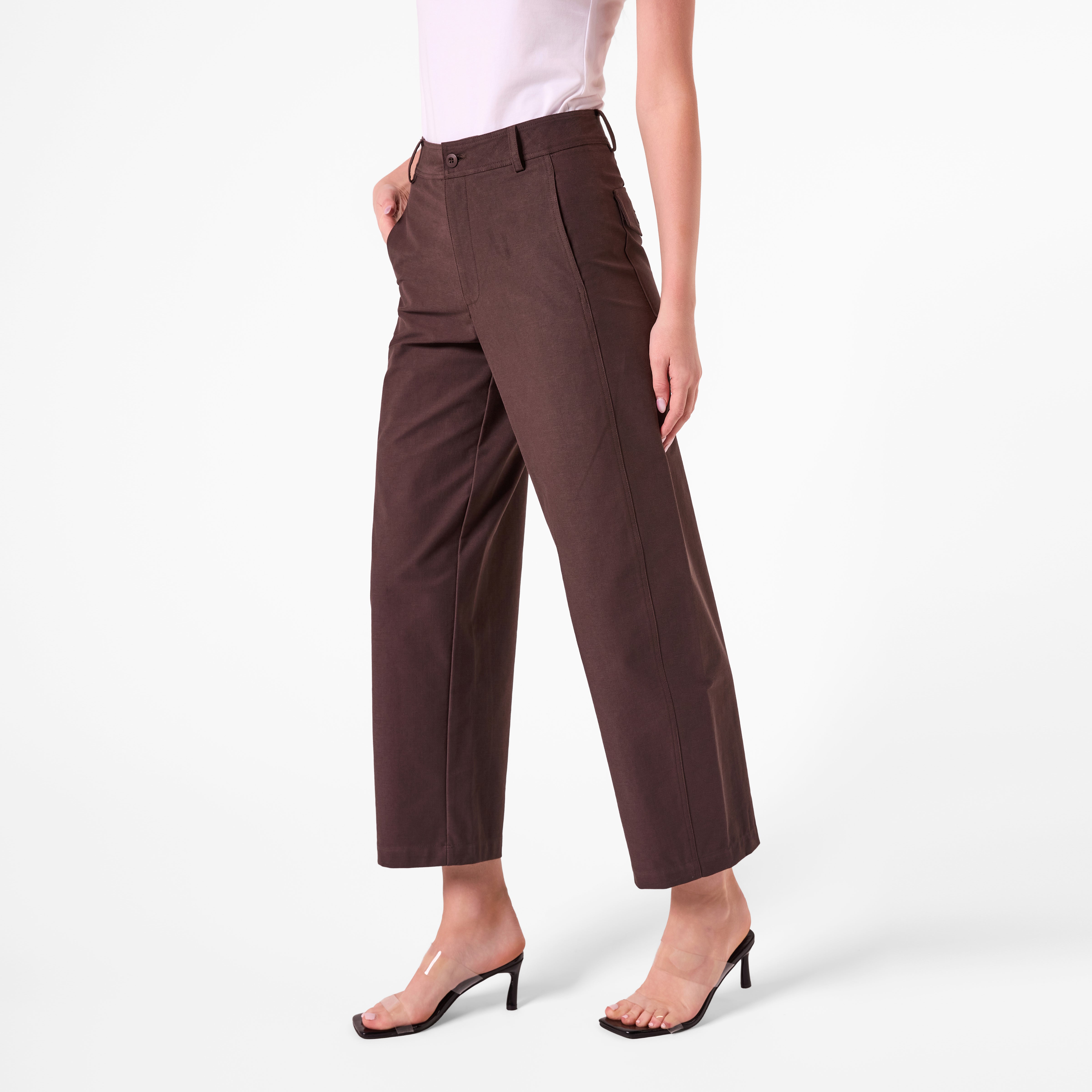 AF00022 PANTS - (CHOCOLATE)
