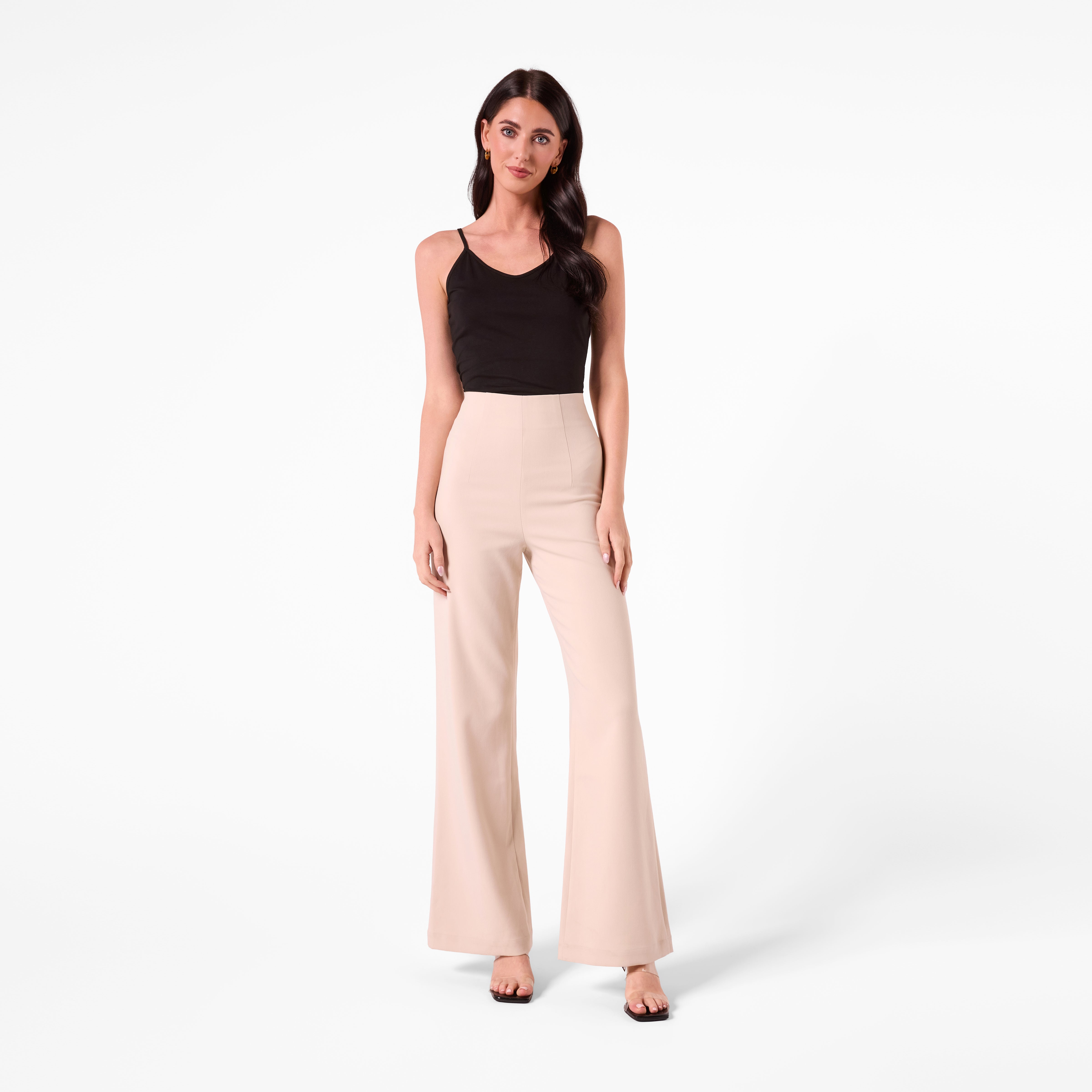 AF00026 HIGH WAISTED PANT (OFF WITHE)