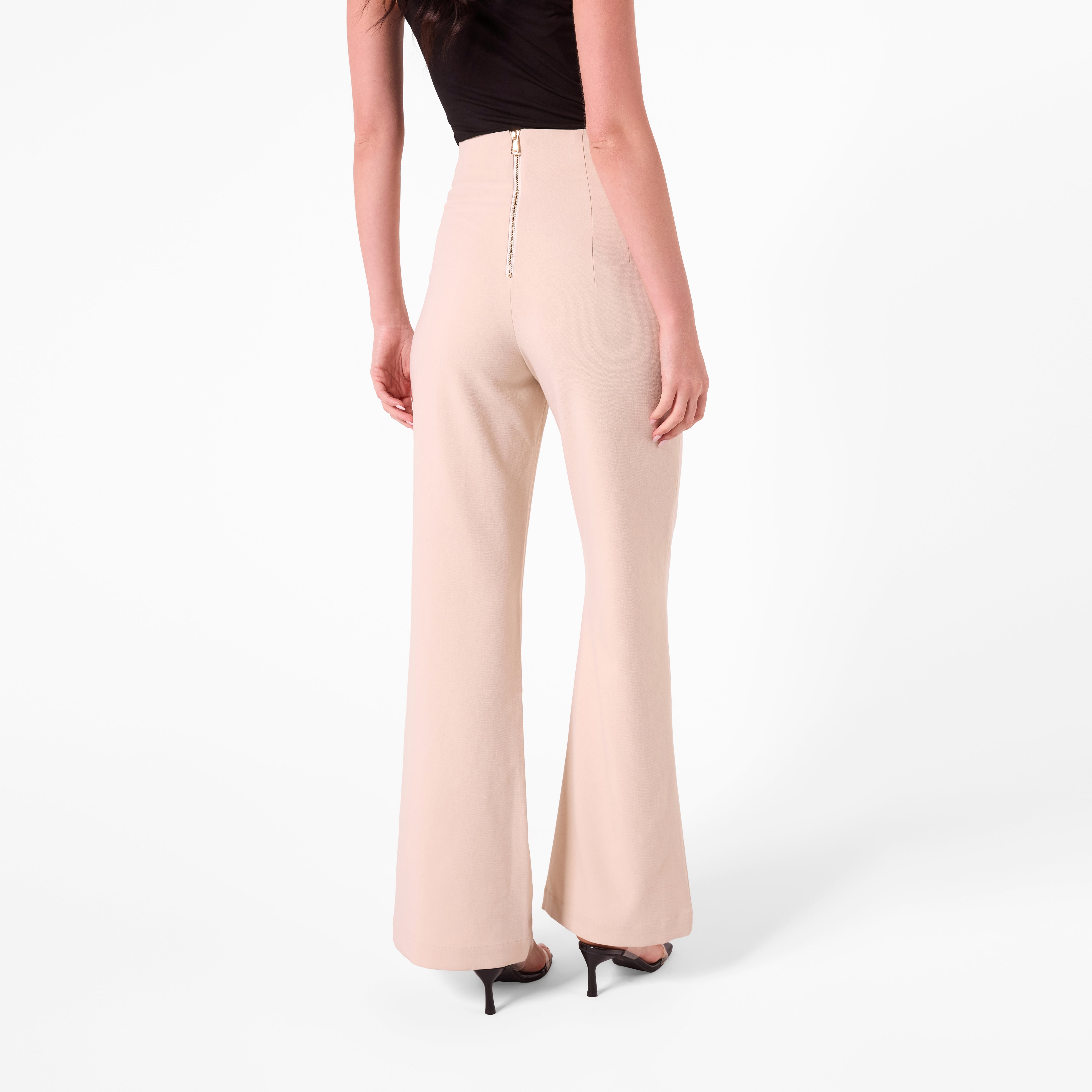AF00026 HIGH WAISTED PANT (OFF WITHE)