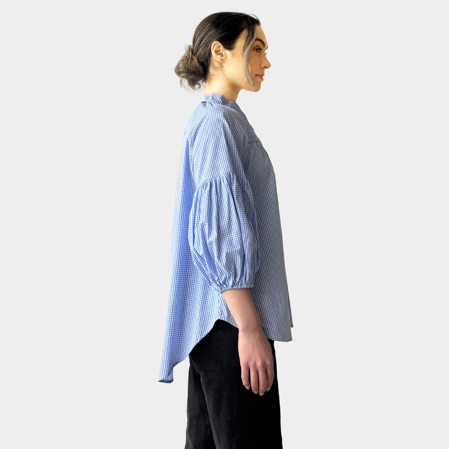 AM022171-2 TINY CHECK TOP (SALE)