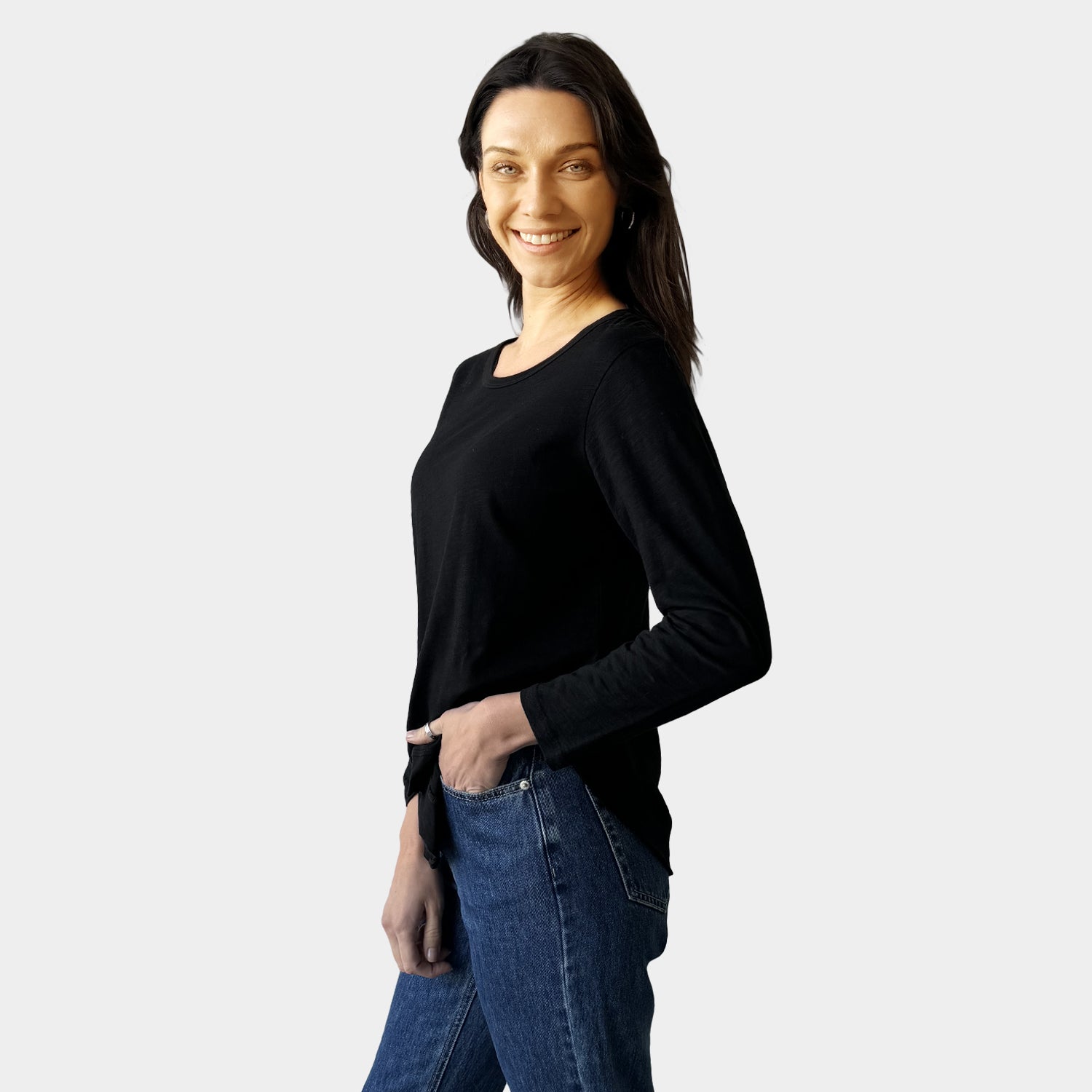 AM022117 RELAX ROUND NECK TOP (SALE)