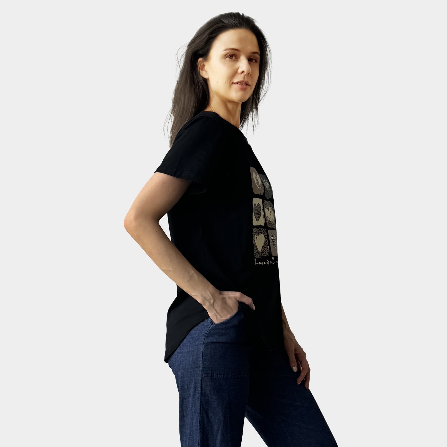 AM24053 MULTI PRINT TEE