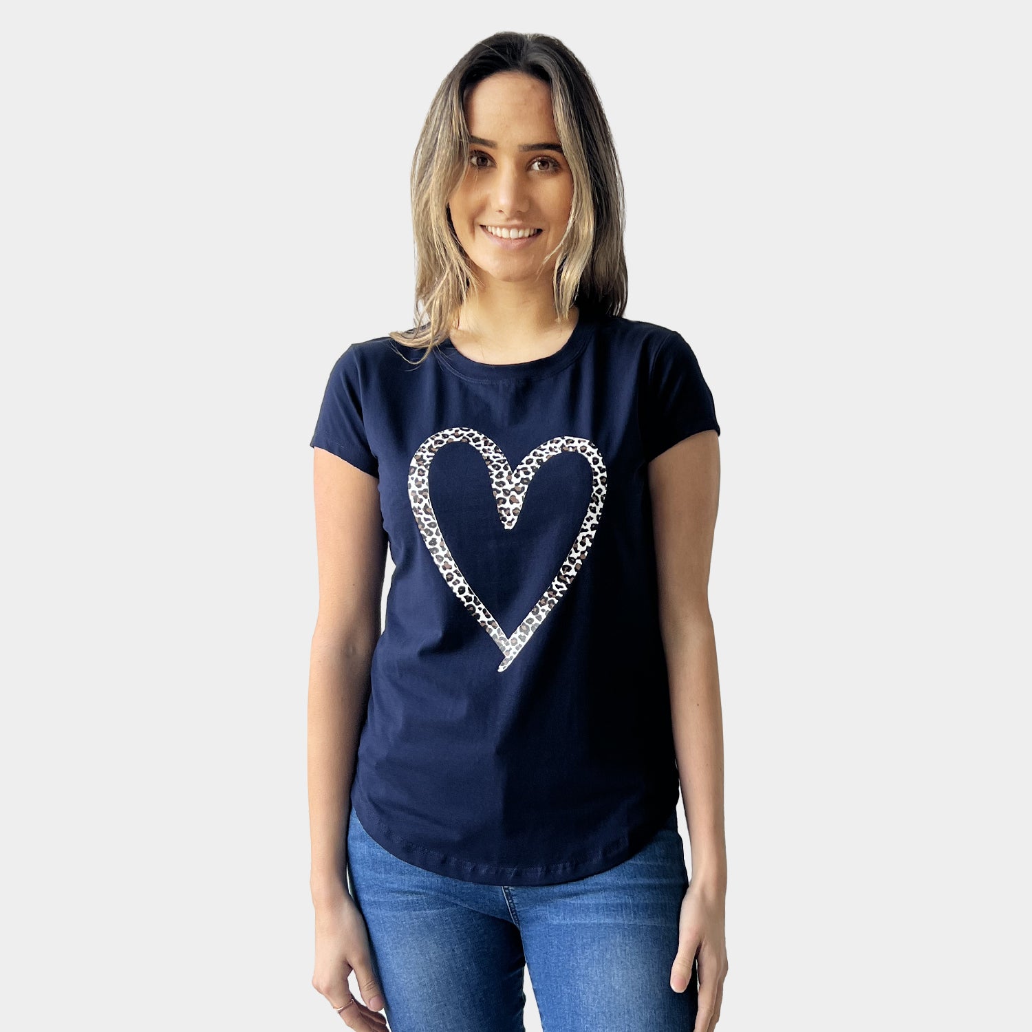 AM01292 LEOPARD LOVE TEE