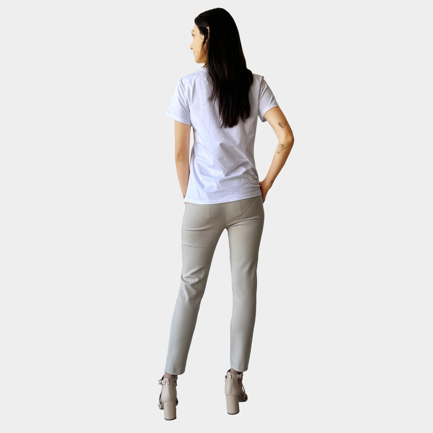 AM022183 SKINNY LEG SUIT PANTS