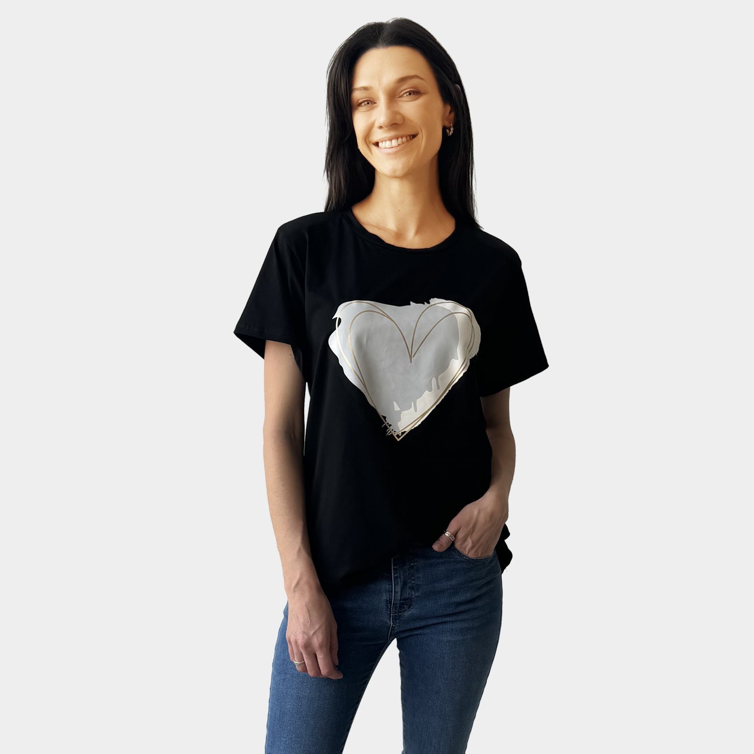 AM23061 FANCY PRINT TEE