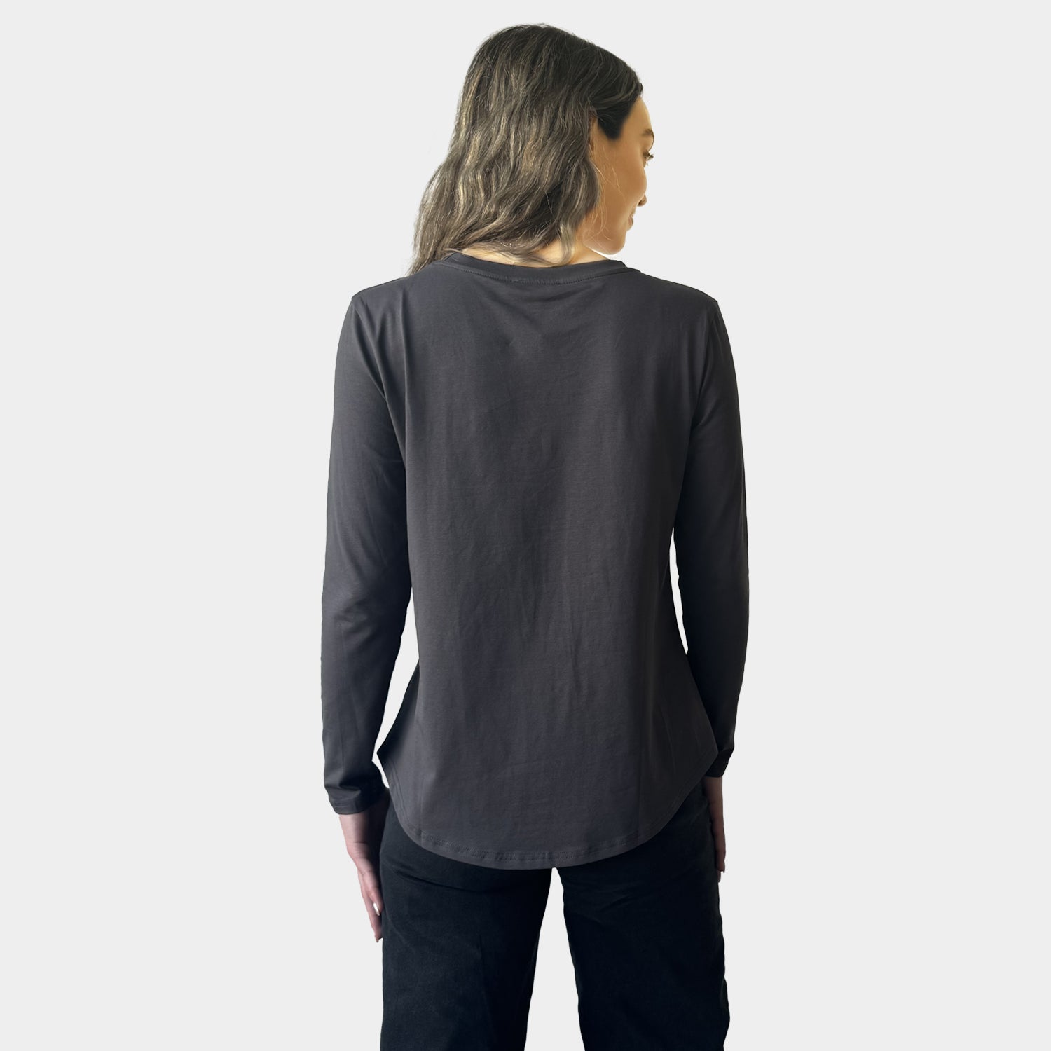 AM024016 MULTI PRINT LONG SLEEVE TEE