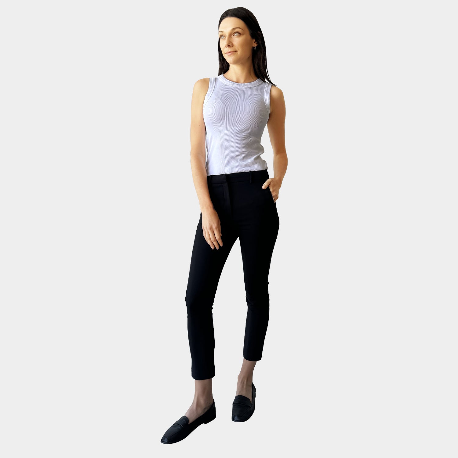 AM022183 SKINNY LEG SUIT PANTS