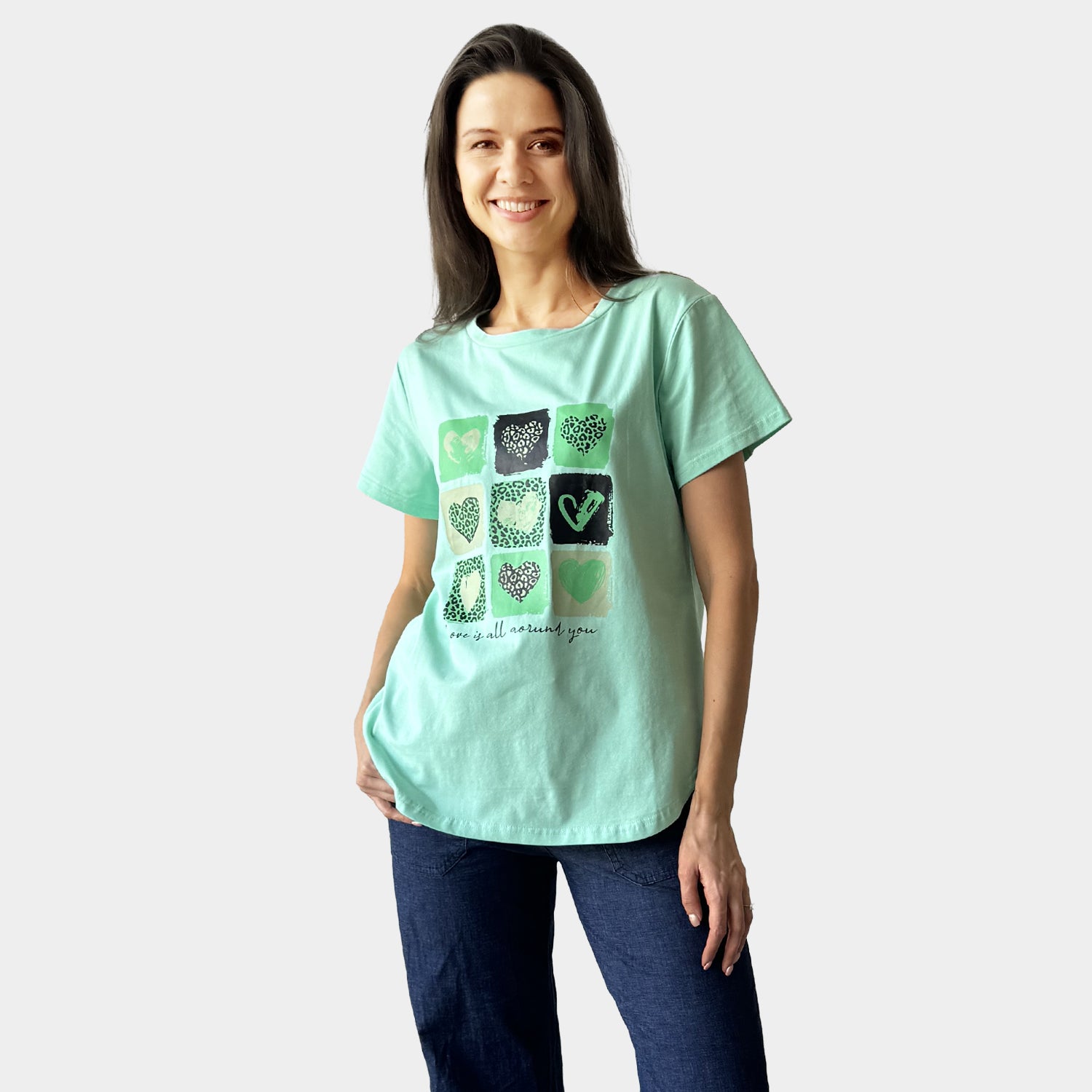 AM24053 MULTI PRINT TEE