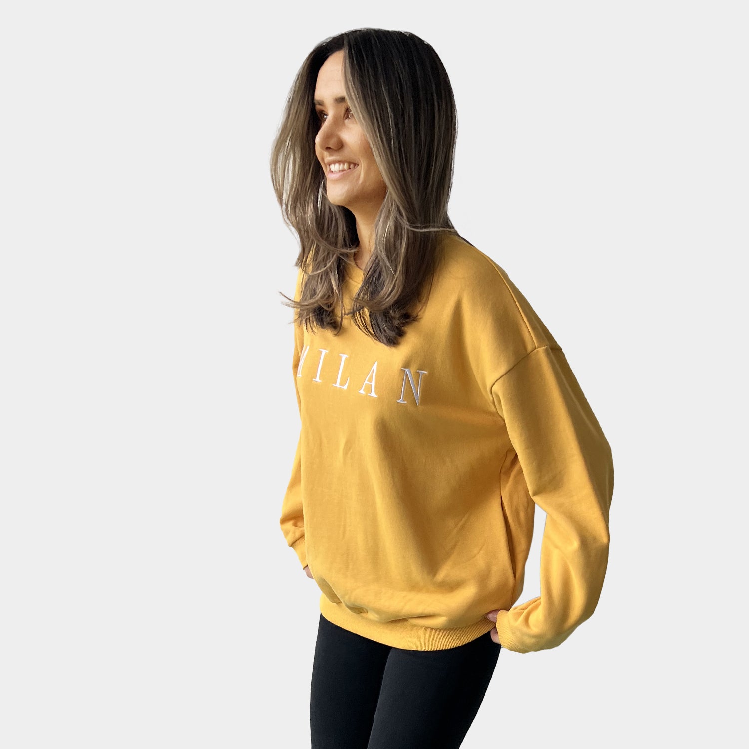 AM022132 EMBROIDERY MILAN SWEATSHIRT (SALE)