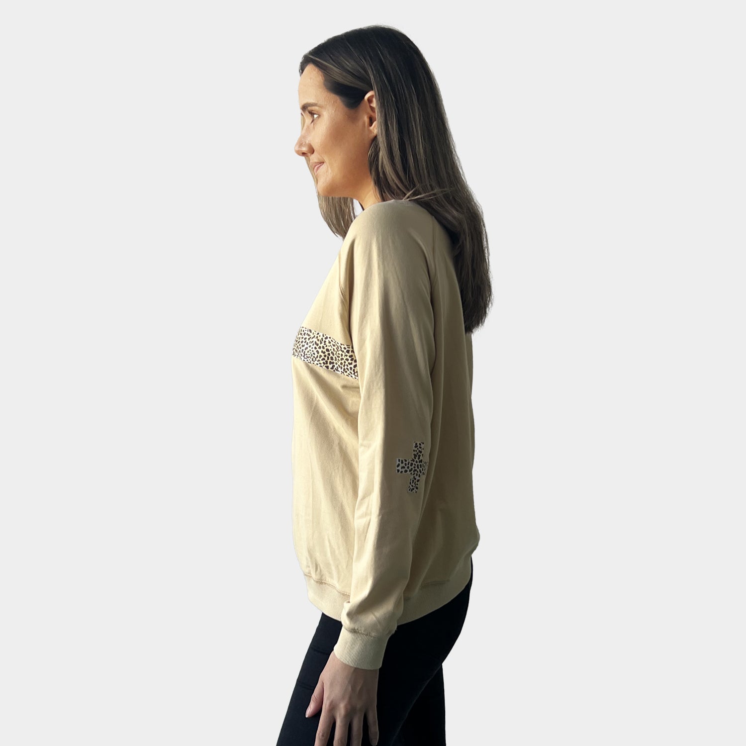 AM02358 LEOPARD&CROSS PRINT