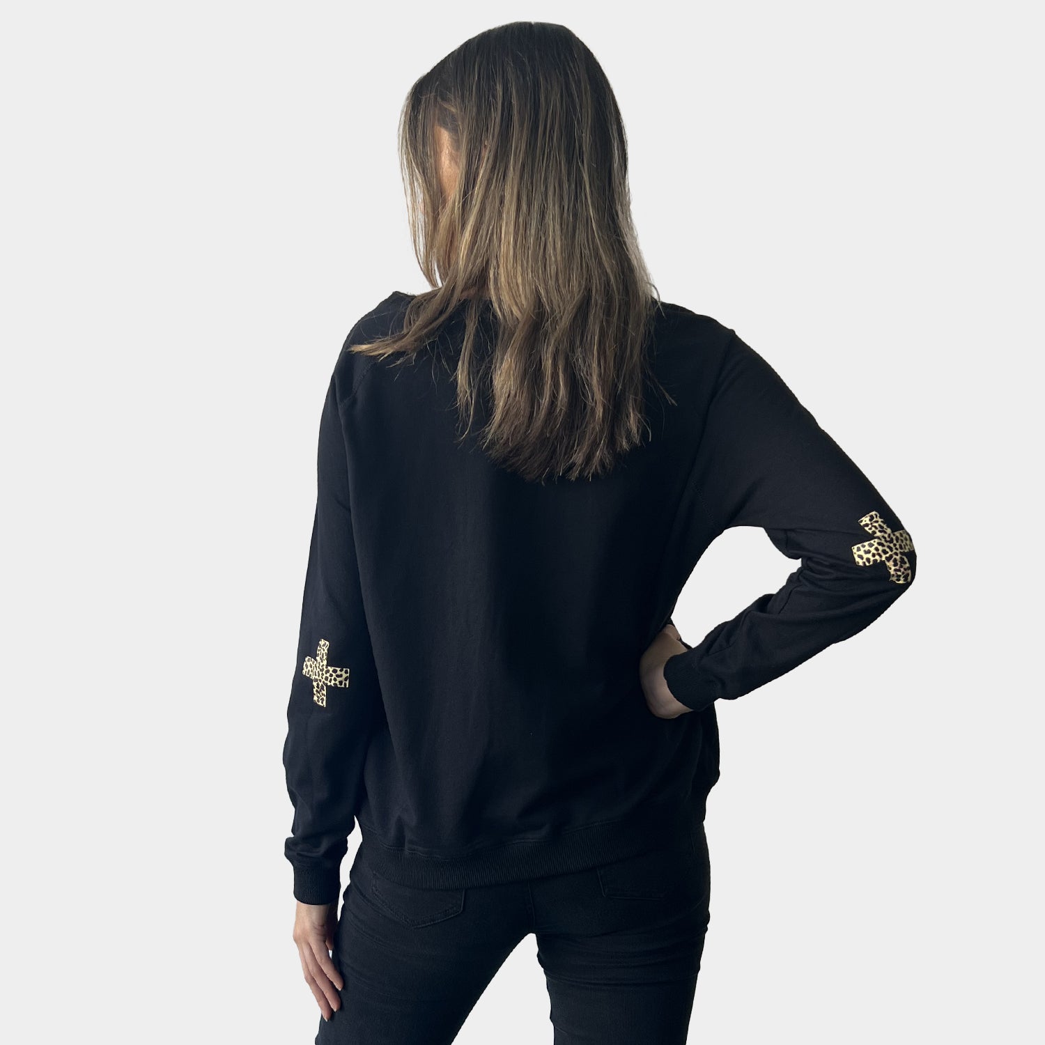 AM02358 LEOPARD&CROSS PRINT