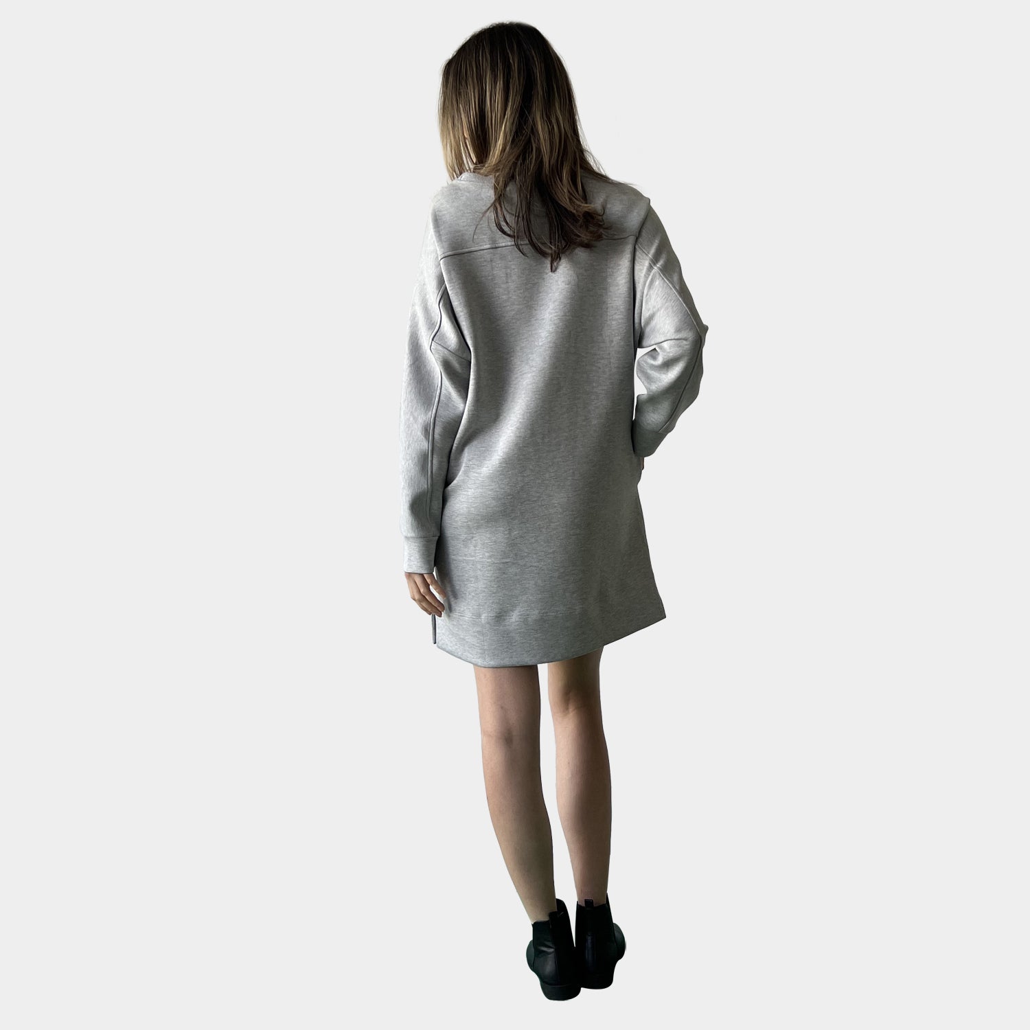 AM022110 SIDE POCKET CASUAL DRESS (SALE)