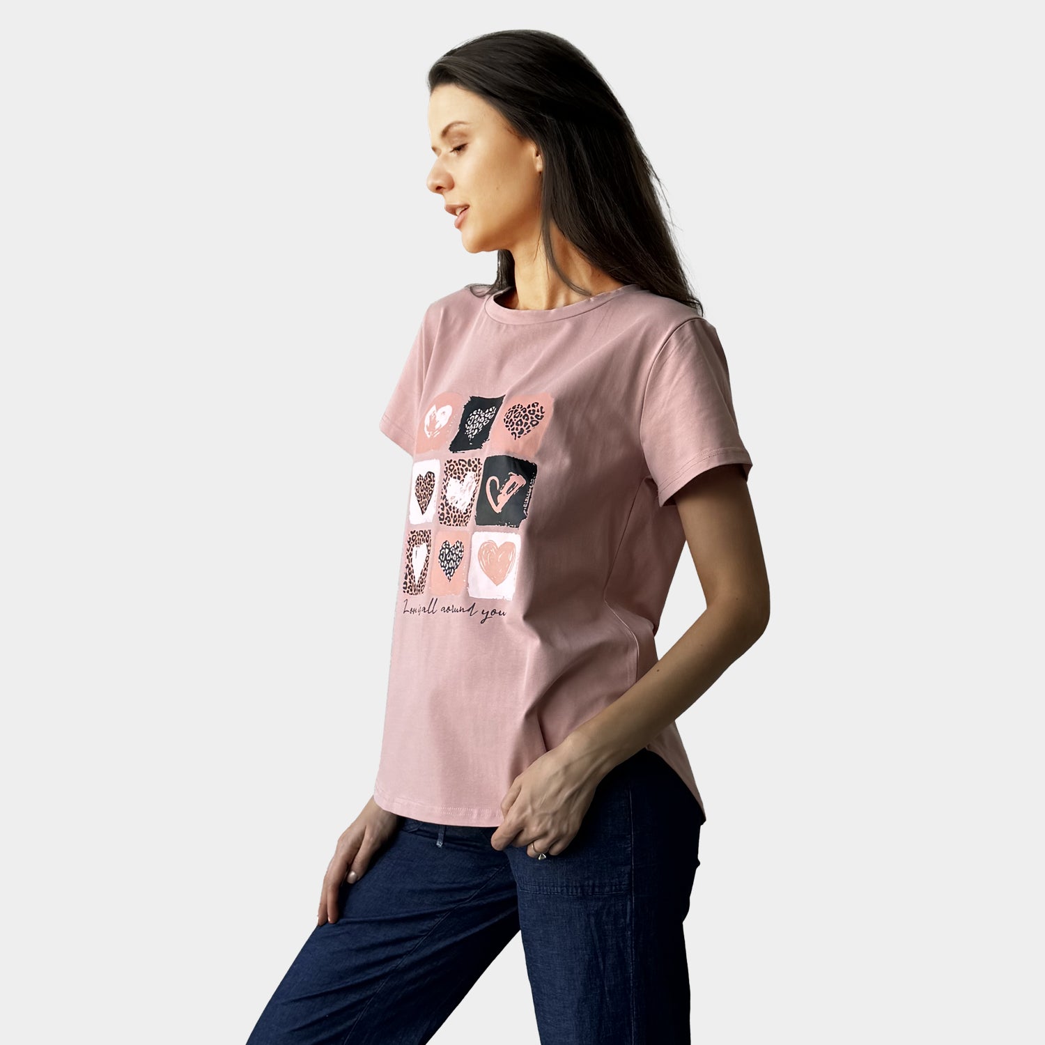 AM24053 MULTI PRINT TEE