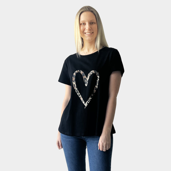AM023076 LEOPARD PRINT TEE