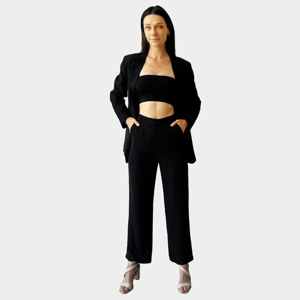 AM023052 STRAIGHT LEG SUIT PANTS