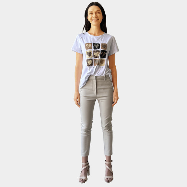 AM022183 SKINNY LEG SUIT PANTS