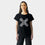 AM01267-3  EMBROIDERY GINGHAM CROSS TEE (SALE)
