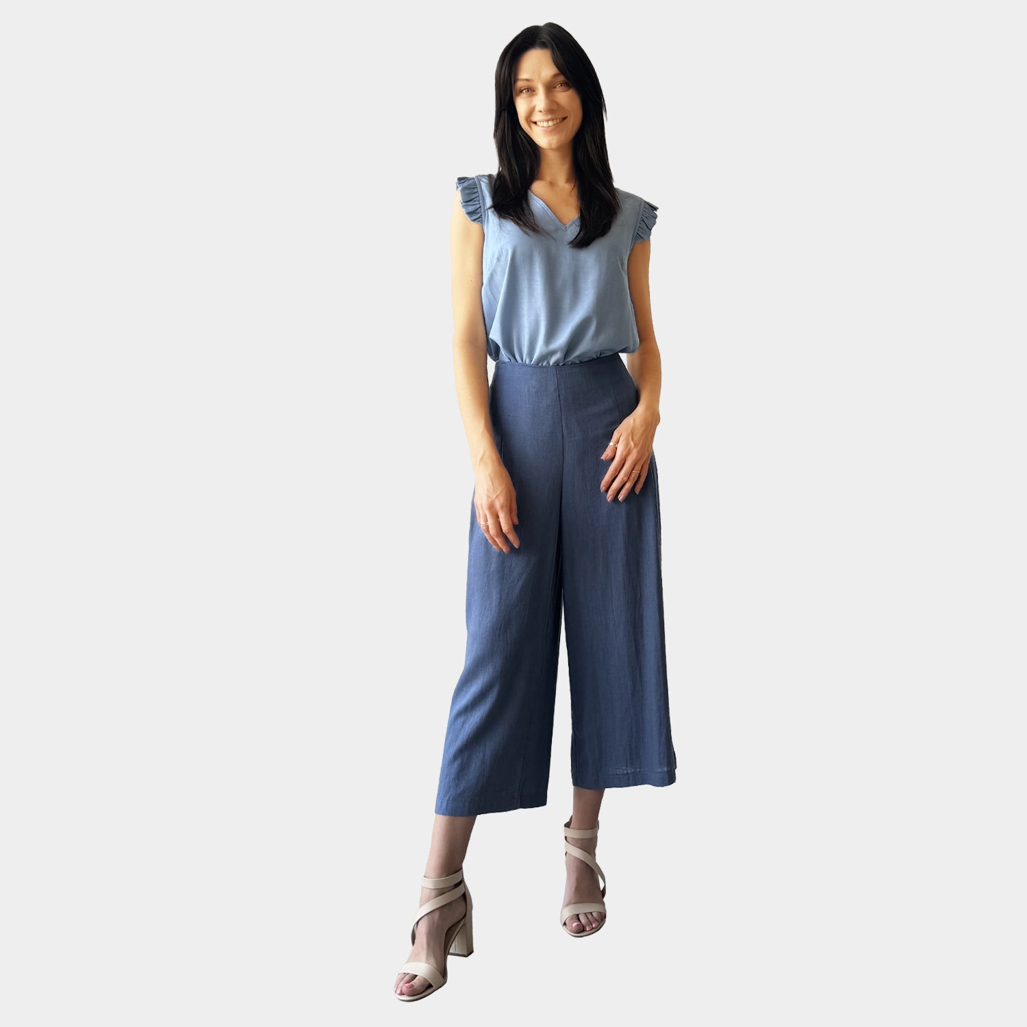 AM01018 LINEN COTTON PANT (SALE)
