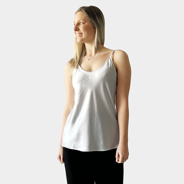 AM023065 POLY SILK & RAYON CAMISOLE