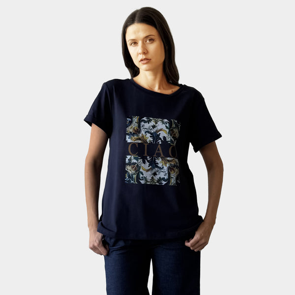 AM24065 CIAO PRINT TEE