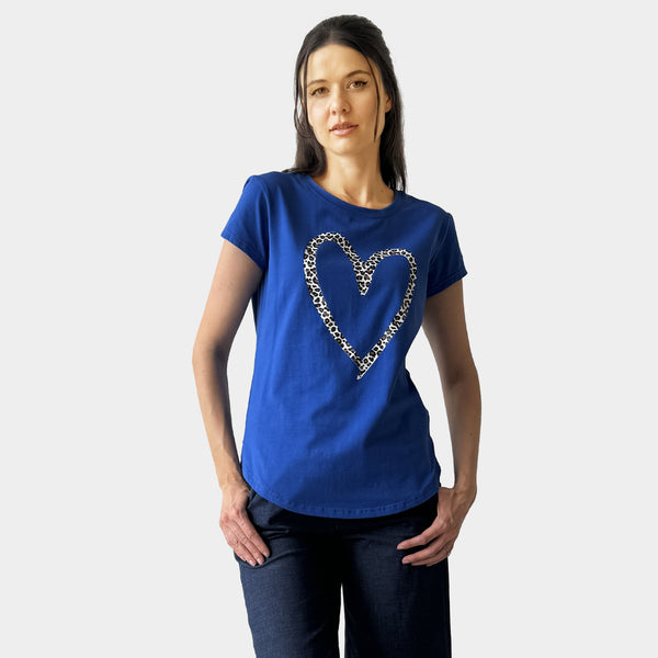 AM01292 LEOPARD LOVE TEE