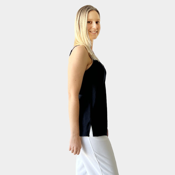AM023065 POLY SILK RAYON CAMISOLE