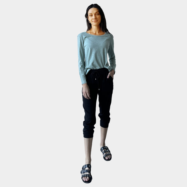 AM01293 CASUAL CROPPED PANT