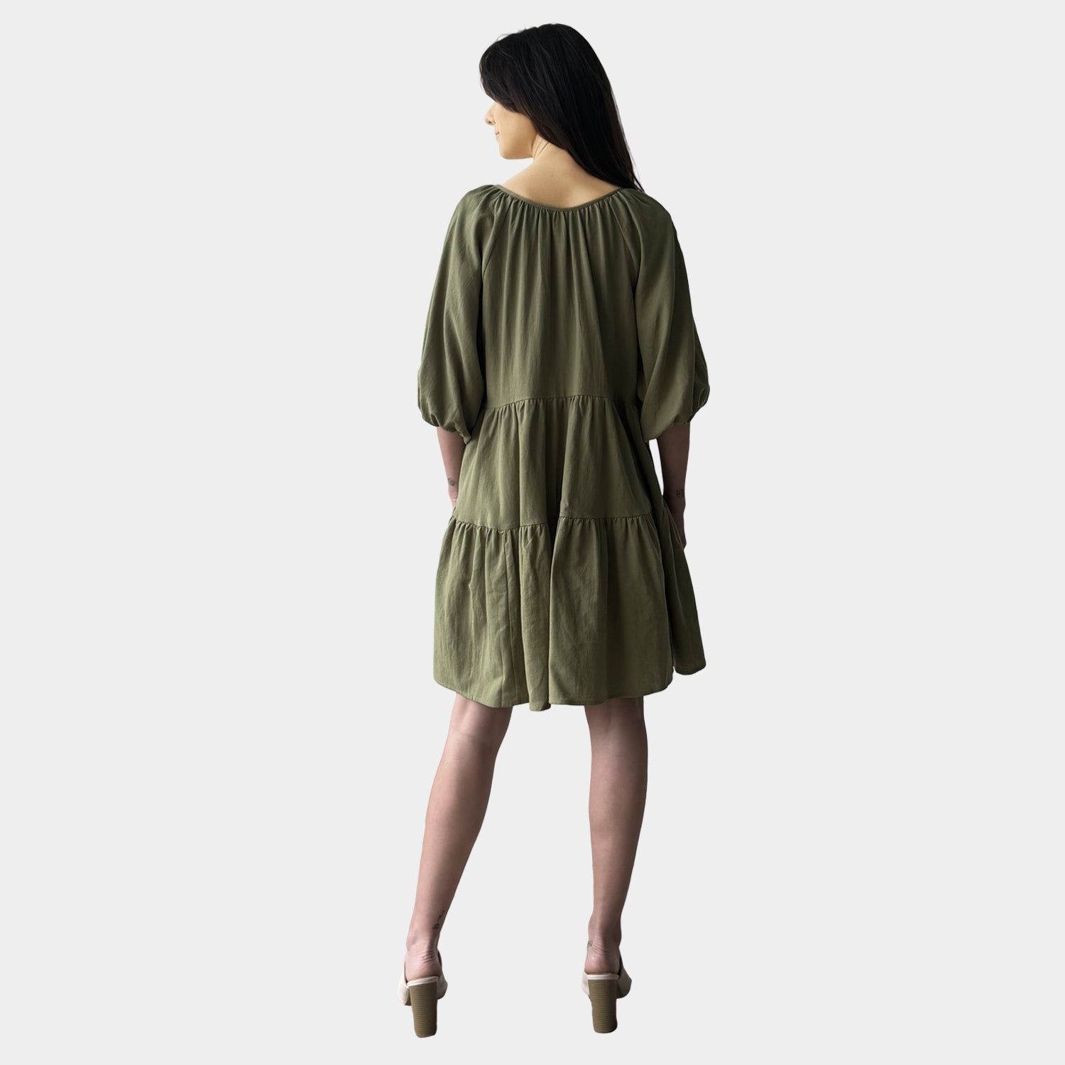AM023051-1 SIDE POCKET DRESS (SALE)