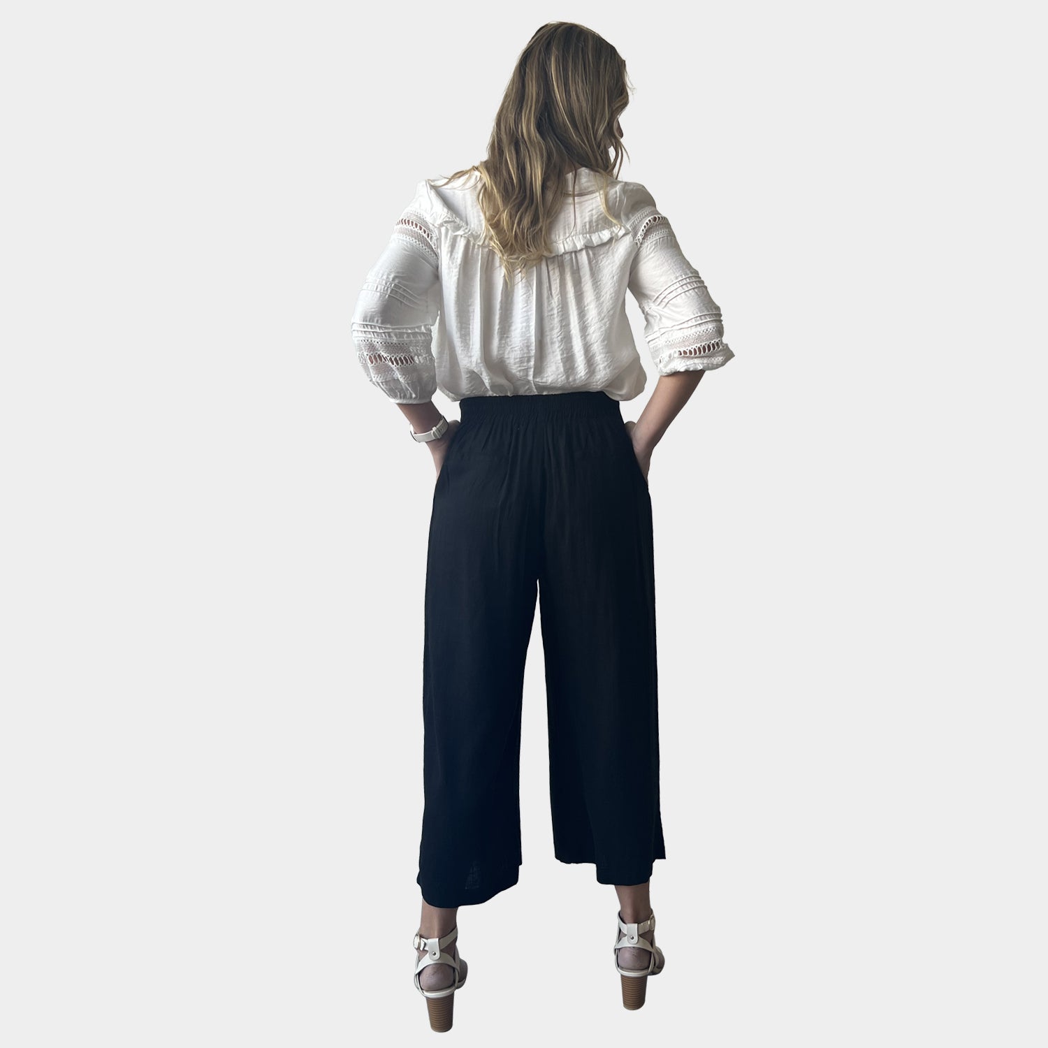 AM01018 LINEN COTTON PANT