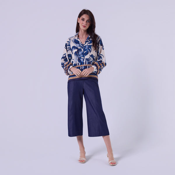 AIY80106 PRINT LOOSE TOP ITALY