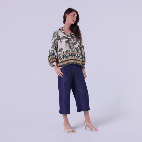 AIY80106 PRINT LOOSE TOP ITALY