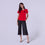 AM24062  EMBROIDER - V NECK TEE