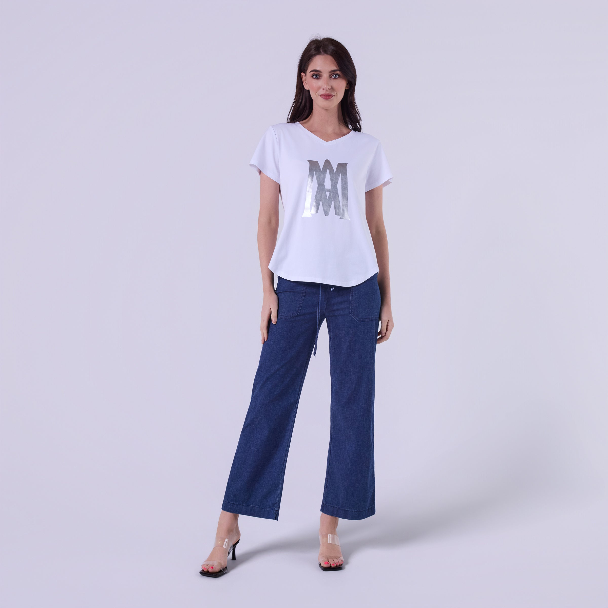 AM24057 V - NECK TEE