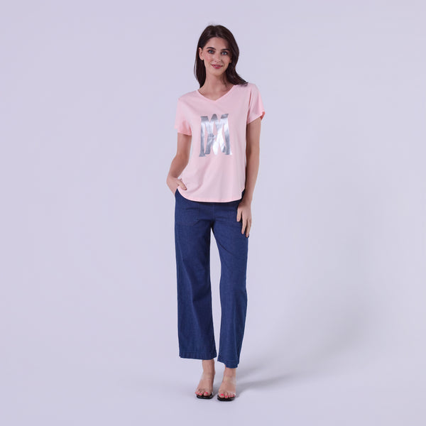 AM24057 V -NECK TEE