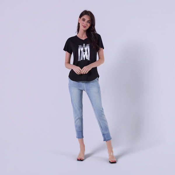 AM24057 V - NECK TEE