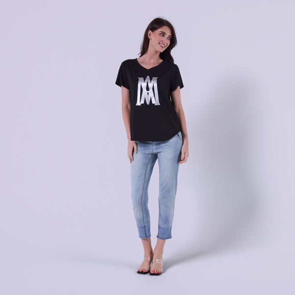 AM24057 V - NECK TEE