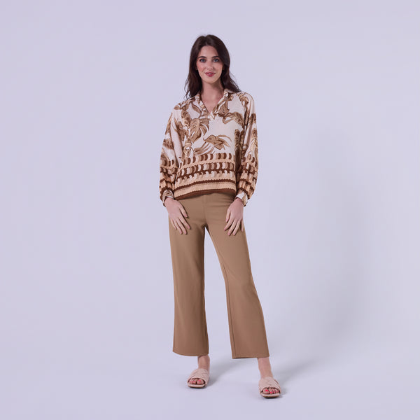 AIY80106 PRINT LOOSE TOP ITALY