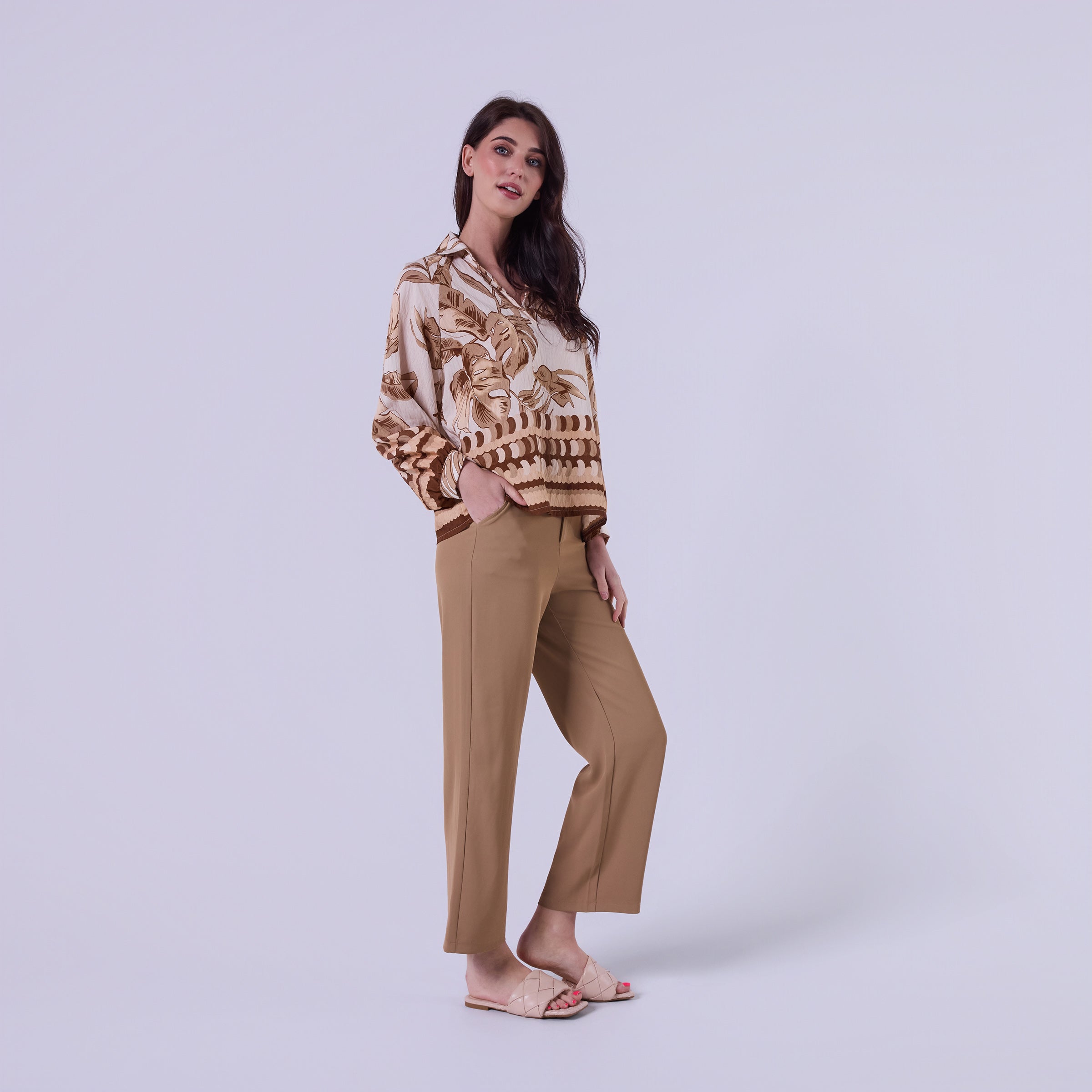 AM023052 STRAIGHT LEG SUIT PANTS