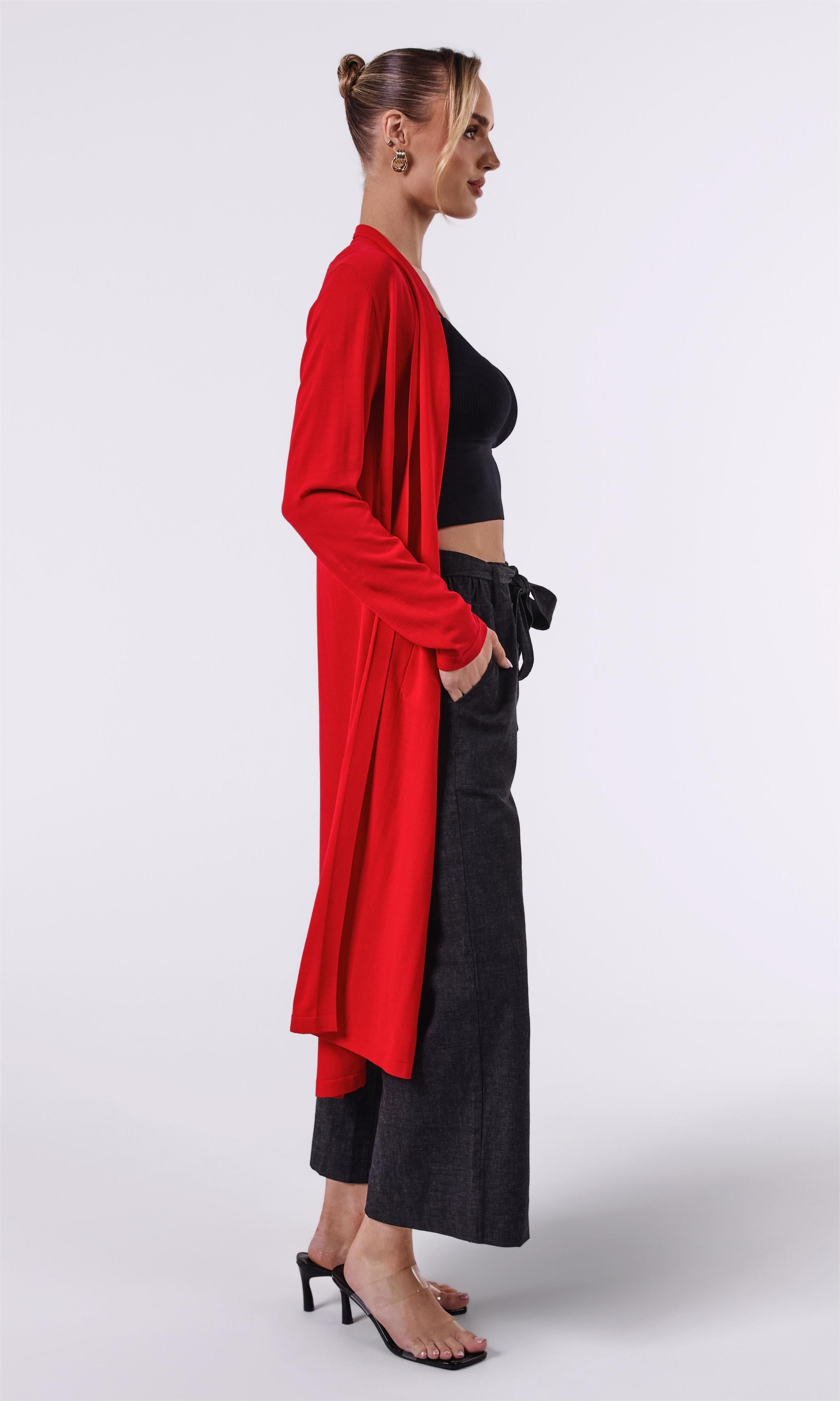 AMY0001 LONG CARDIGAN