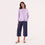 AM022161 LILAC EMBROIDERY SWEATSHIRT