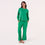 AM022161 GREEN EMBROIDERY SWEATSHIRT