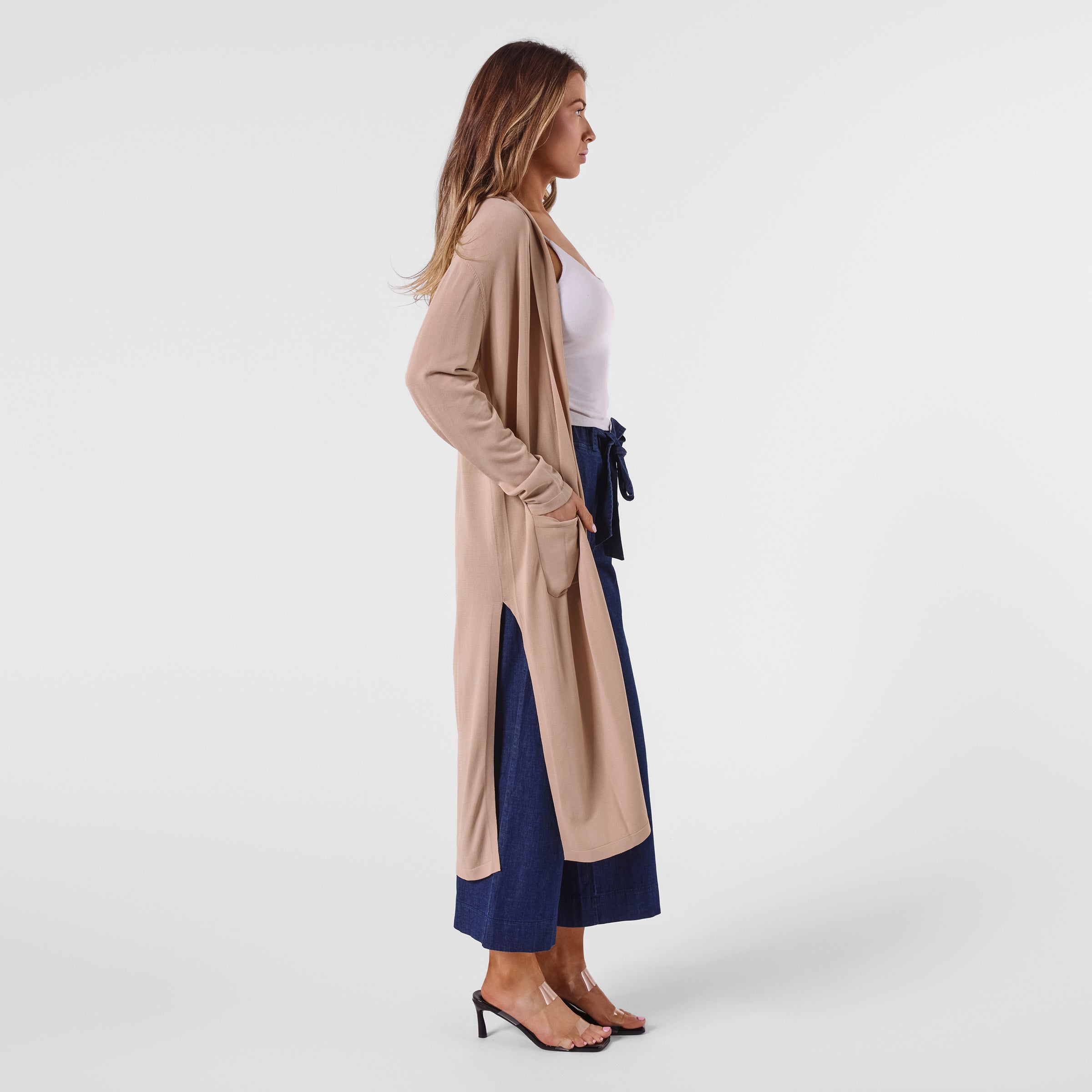 AMY0001 LONG CARDIGAN