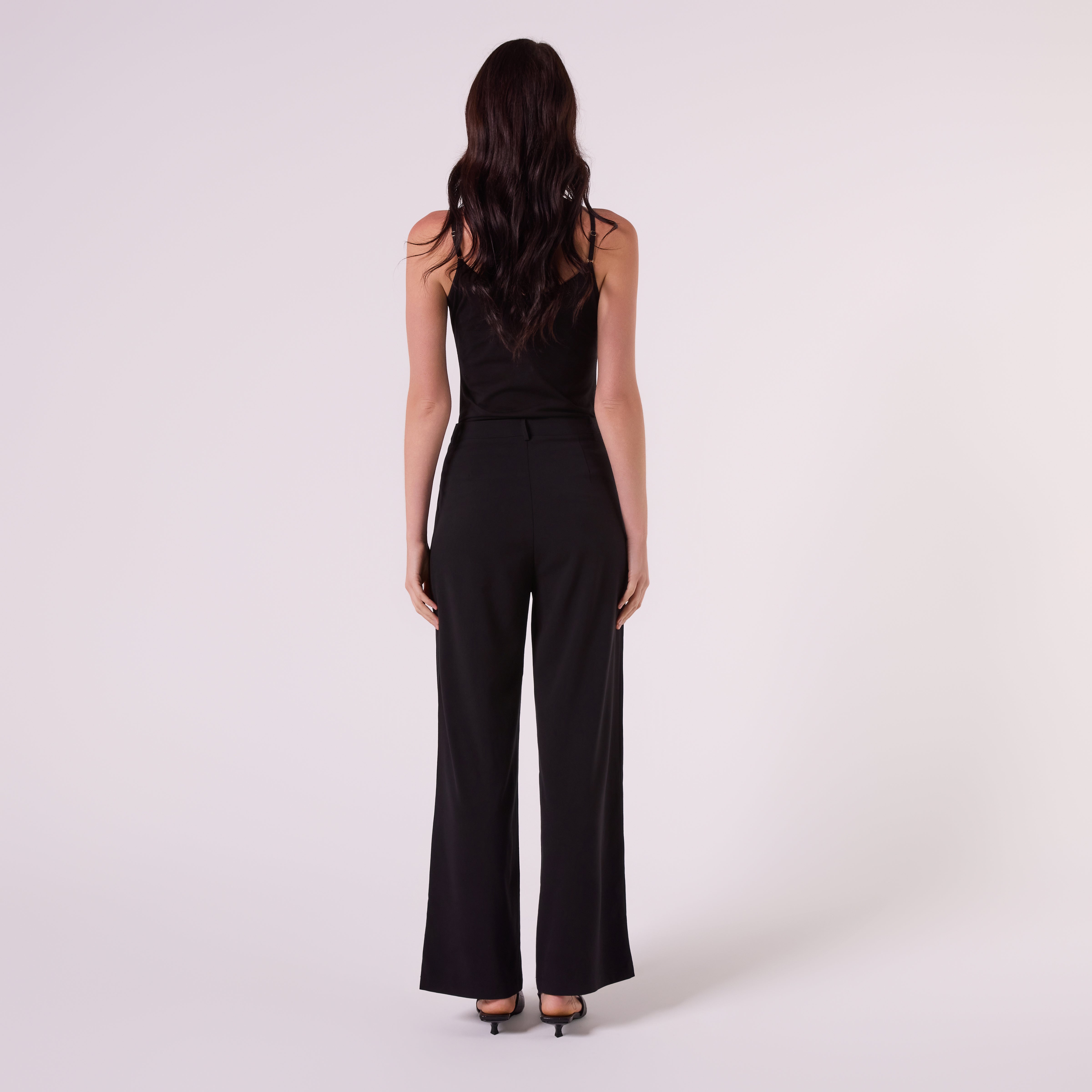 AF00025 MID WIDE LEG PANT (BLACK)