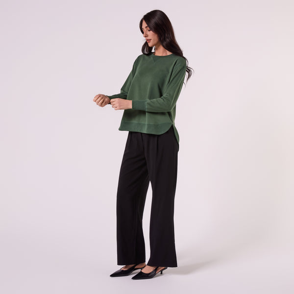 AM25193 PLAIN SWEATSHIRT (KHAKI)