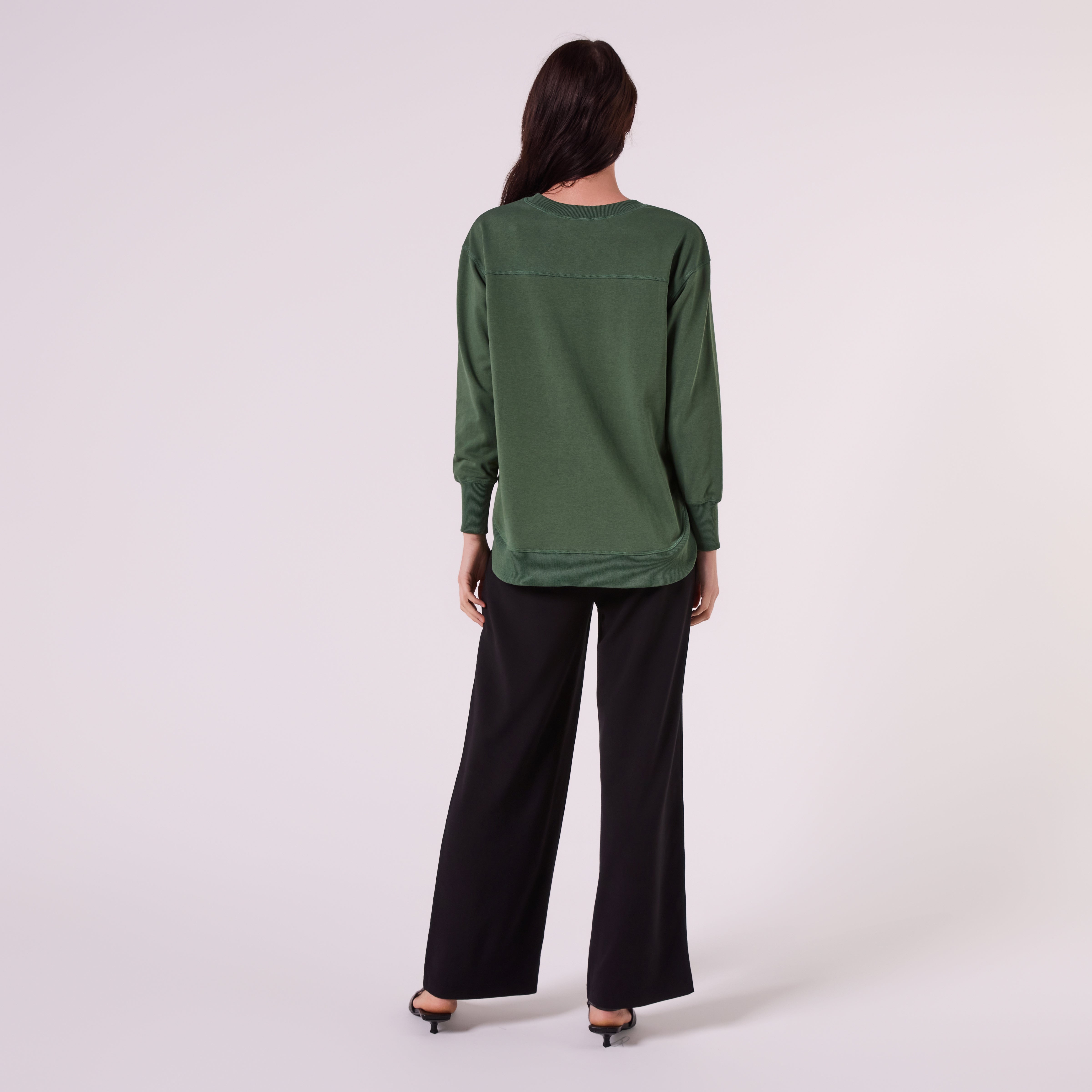 AM25193 PLAIN SWEATSHIRT (KHAKI)