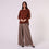 AM022161 EMBROIDERY SWEATSHIRT (CHOCOLATE)
