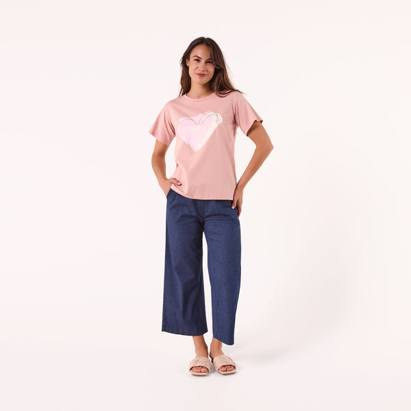 AM23061 FANCY PRINT TEE